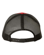 YP Classics 6606, Retro Trucker Cap, Red/ Black