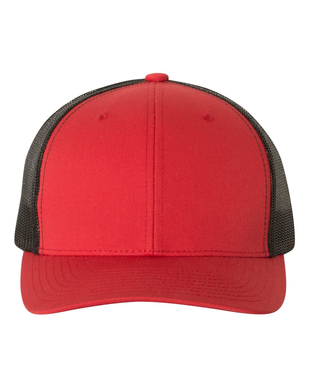 YP Classics 6606, Retro Trucker Cap, Red/ Black