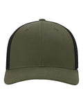 Richardson 110, R-flex Trucker Cap, Black