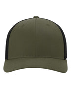 Richardson 110, R-flex Trucker Cap, Black
