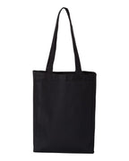 Q-Tees Q1000, 12l Gussetted Shopping Bag, Black