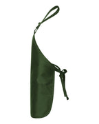 Q-Tees Q4250, Full-length Apron With Pouch Pocket, Forest