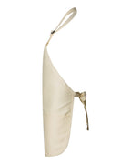 Q-Tees Q4250, Full-length Apron With Pouch Pocket, Natural