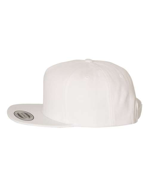 YP Classics 5089M, Premium Five-panel Snapback Cap, White