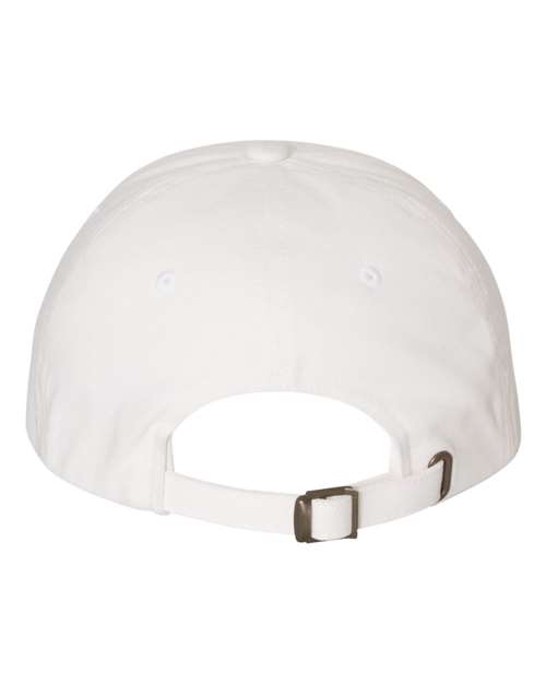 YP Classics 6245PT, Peached Cotton Twill Dad Hat, White