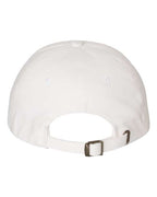 YP Classics 6245PT, Peached Cotton Twill Dad Hat, White