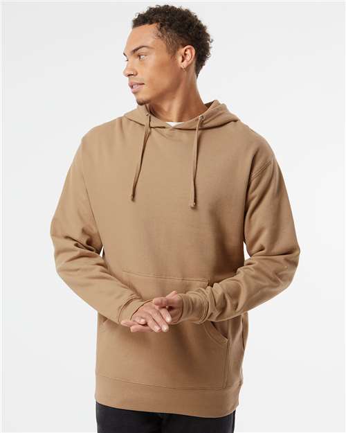 Independent Trading Co. SS4500, Unisex Midweight Hooded Sweatshirt, Sandstone