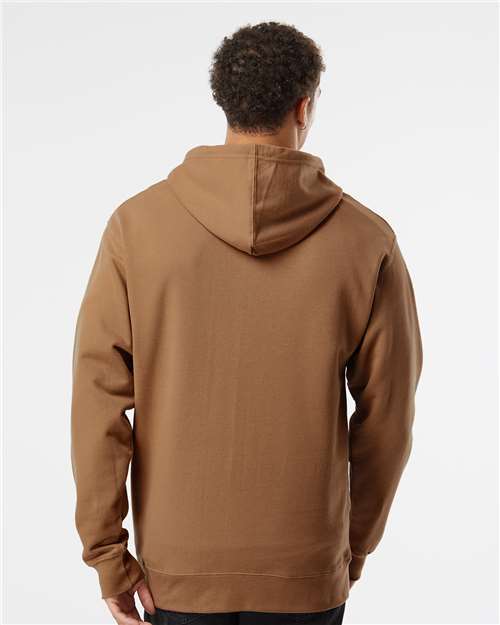 Independent Trading Co. SS4500, Unisex Midweight Hooded Sweatshirt, Saddle