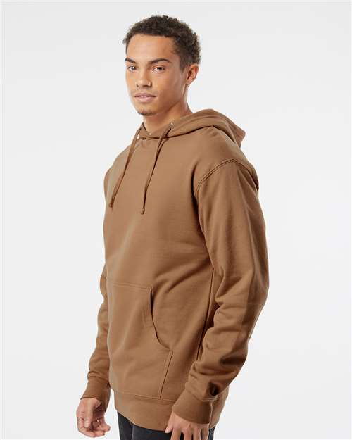 Independent Trading Co. SS4500, Unisex Midweight Hooded Sweatshirt, Saddle