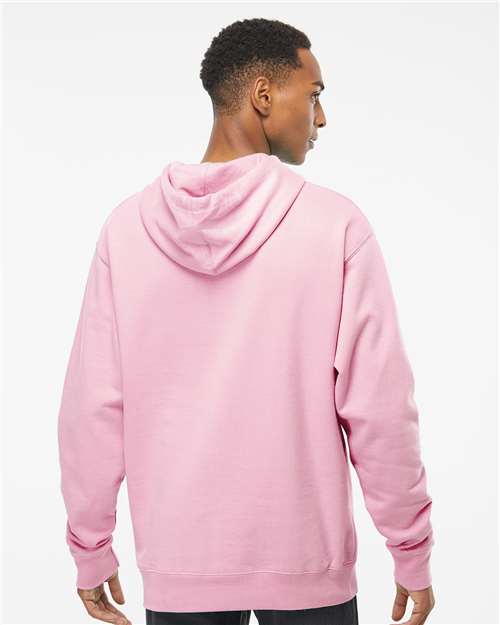 Independent Trading Co. SS4500, Unisex Midweight Hooded Sweatshirt, Light Pink