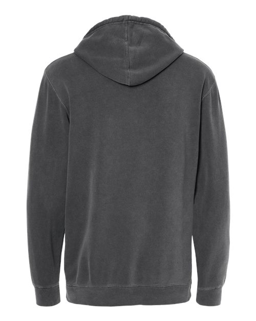 Independent Trading Co. PRM4500, Unisex Midweight Pigment-dyed Hooded Sweatshirt, Pigment Black