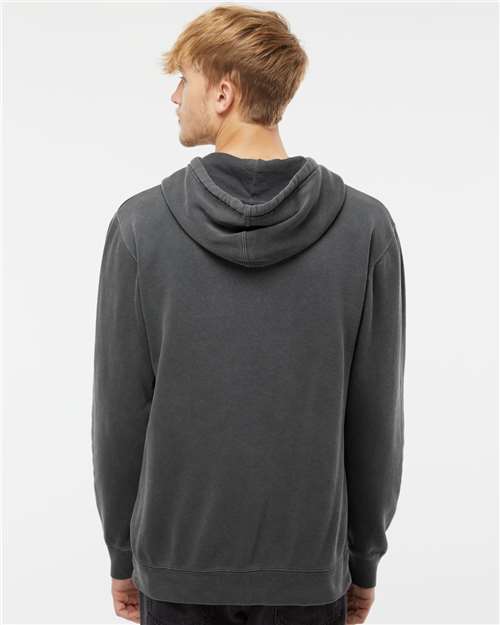 Independent Trading Co. PRM4500, Unisex Midweight Pigment-dyed Hooded Sweatshirt, Pigment Black