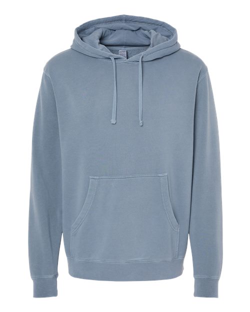 Independent Trading Co. PRM4500, Unisex Midweight Pigment-dyed Hooded Sweatshirt, Pigment Slate Blue