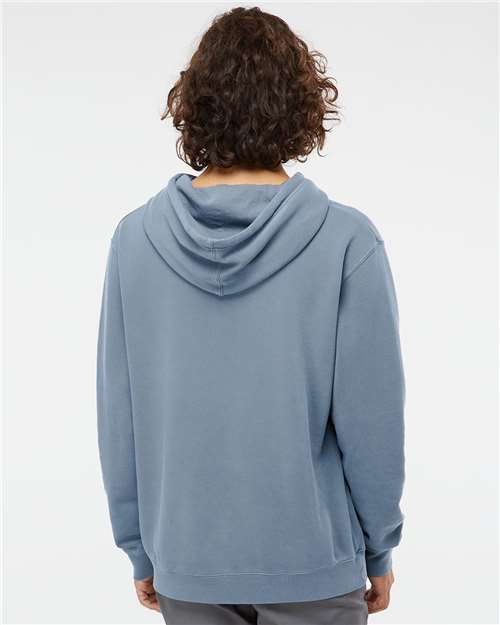 Independent Trading Co. PRM4500, Unisex Midweight Pigment-dyed Hooded Sweatshirt, Pigment Slate Blue
