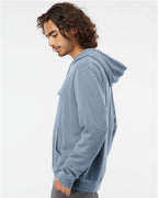 Independent Trading Co. PRM4500, Unisex Midweight Pigment-dyed Hooded Sweatshirt, Pigment Slate Blue