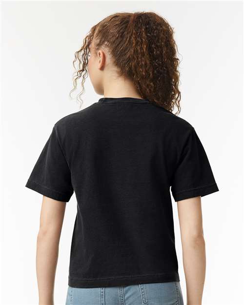 Comfort Colors 3023CL, Women's Garment-dyed Heavyweight Boxy T-shirt, Black