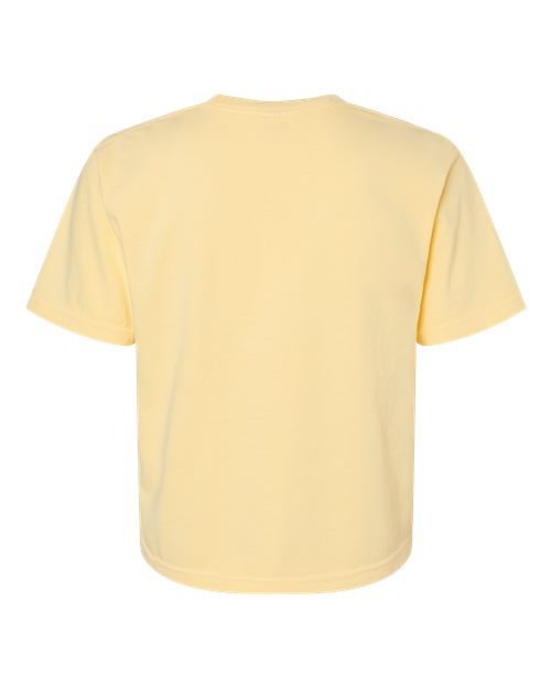 Comfort Colors 3023CL, Women's Garment-dyed Heavyweight Boxy T-shirt, Butter