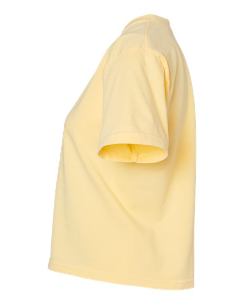 Comfort Colors 3023CL, Women's Garment-dyed Heavyweight Boxy T-shirt, Butter