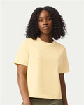 Comfort Colors 3023CL, Women's Garment-dyed Heavyweight Boxy T-shirt, Butter