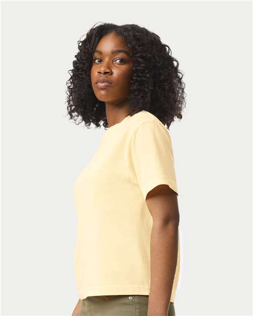 Comfort Colors 3023CL, Women's Garment-dyed Heavyweight Boxy T-shirt, Butter