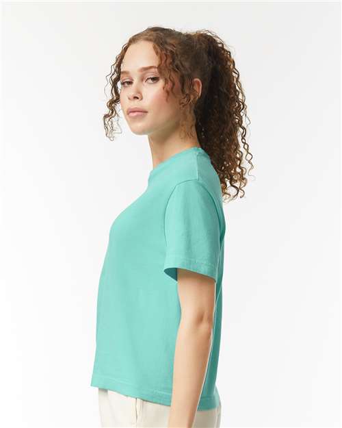 Comfort Colors 3023CL, Women's Garment-dyed Heavyweight Boxy T-shirt, Chalky Mint