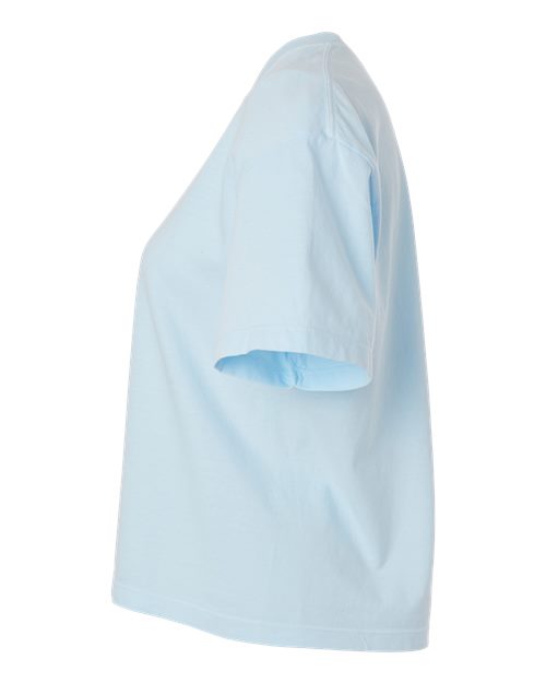 Comfort Colors 3023CL, Women's Garment-dyed Heavyweight Boxy T-shirt, Chambray