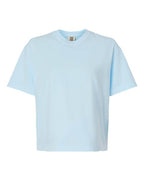 Comfort Colors 3023CL, Women's Garment-dyed Heavyweight Boxy T-shirt, Chambray