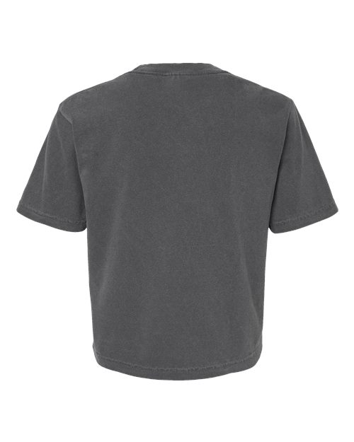 Comfort Colors 3023CL, Women's Garment-dyed Heavyweight Boxy T-shirt, Pepper