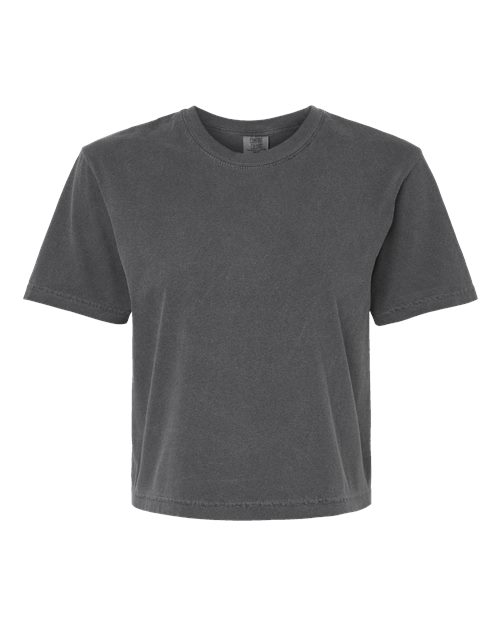 Comfort Colors 3023CL, Women's Garment-dyed Heavyweight Boxy T-shirt, Pepper