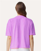Comfort Colors 3023CL, Women's Garment-dyed Heavyweight Boxy T-shirt, Neon Violet
