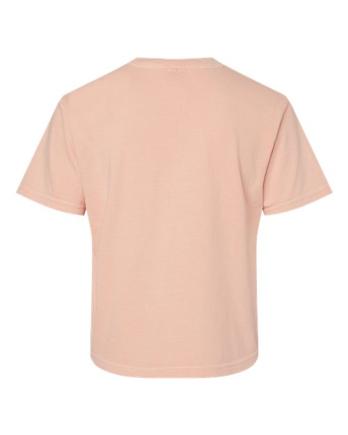 Comfort Colors 3023CL, Women's Garment-dyed Heavyweight Boxy T-shirt, Peachy