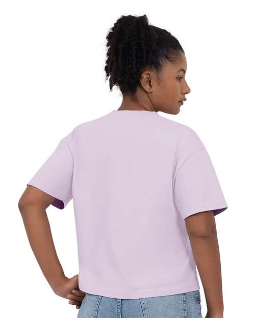 Comfort Colors 3023CL, Women's Garment-dyed Heavyweight Boxy T-shirt, Orchid