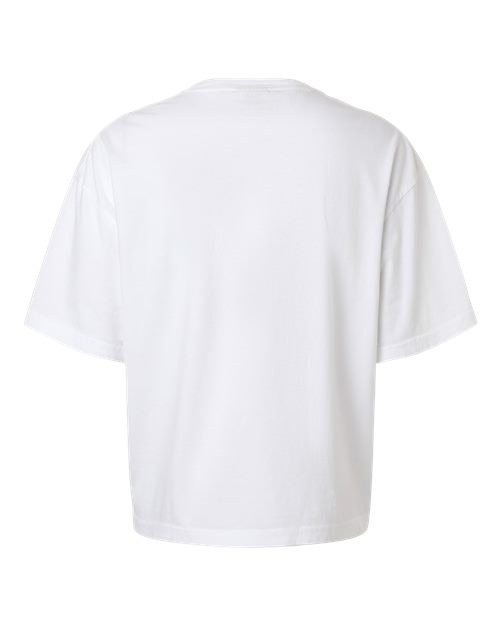 Comfort Colors 3023CL, Women's Garment-dyed Heavyweight Boxy T-shirt, White
