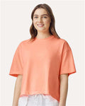 Comfort Colors 3023CL, Women's Garment-dyed Heavyweight Boxy T-shirt, Neon Cantaloupe