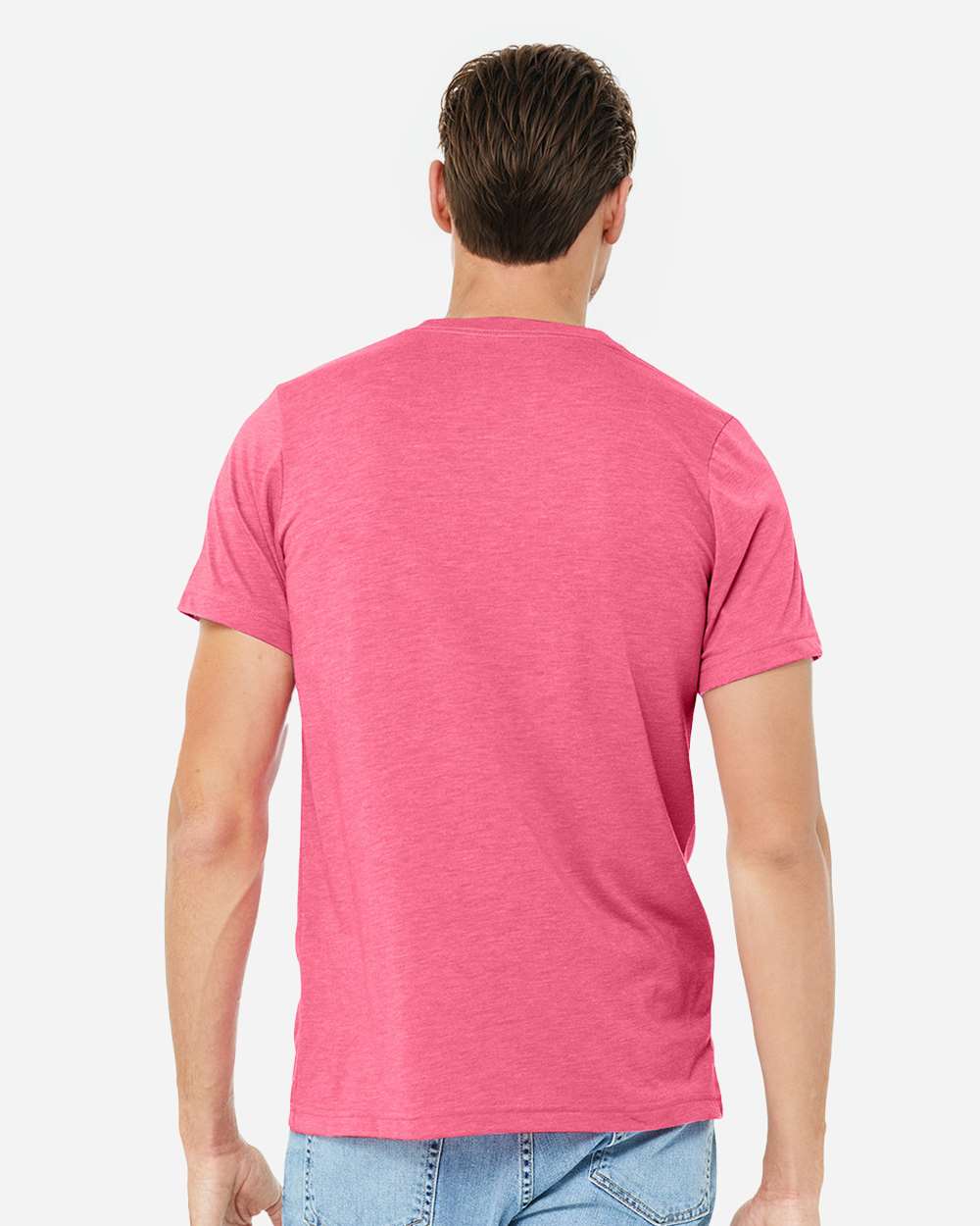 BELLA + CANVAS 3413, T-Shirts - Premium, Charity Pink Triblend