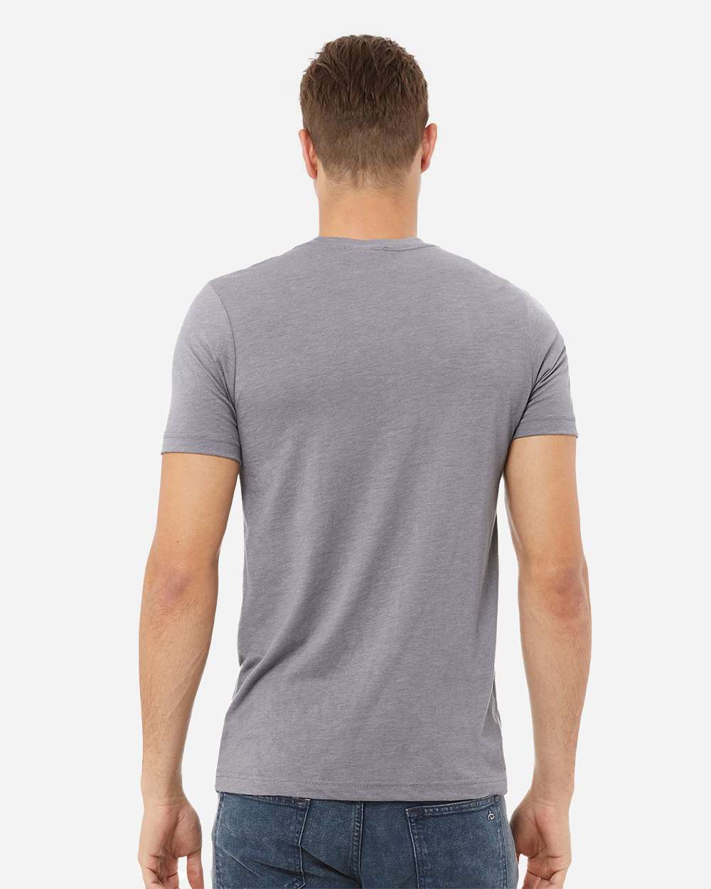 BELLA + CANVAS 3413, T-Shirts - Premium, Storm Triblend