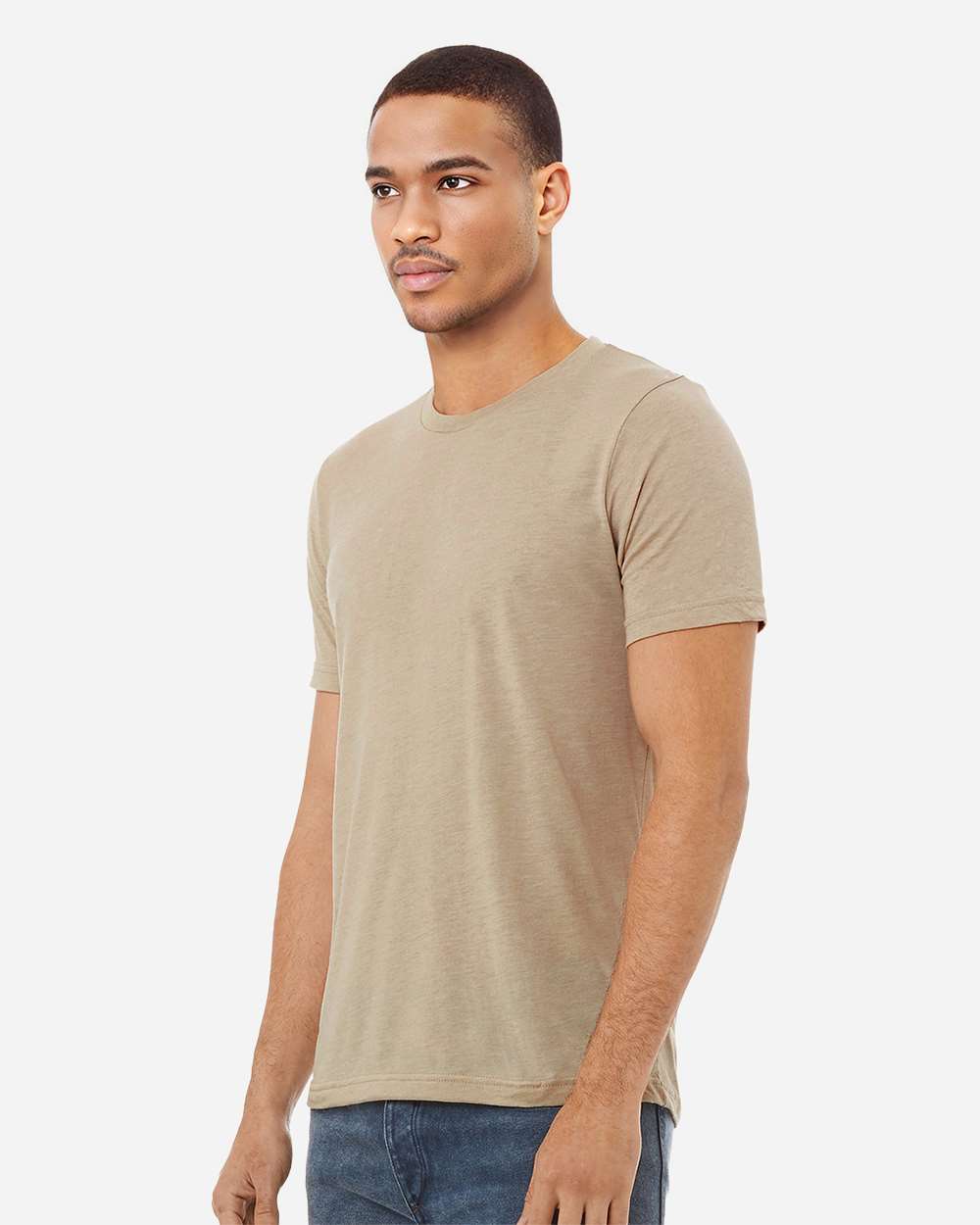BELLA + CANVAS 3413, T-Shirts - Premium, Tan Triblend