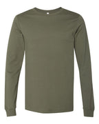 BELLA + CANVAS 3501, T-Shirts - Long Sleeve, Military Green