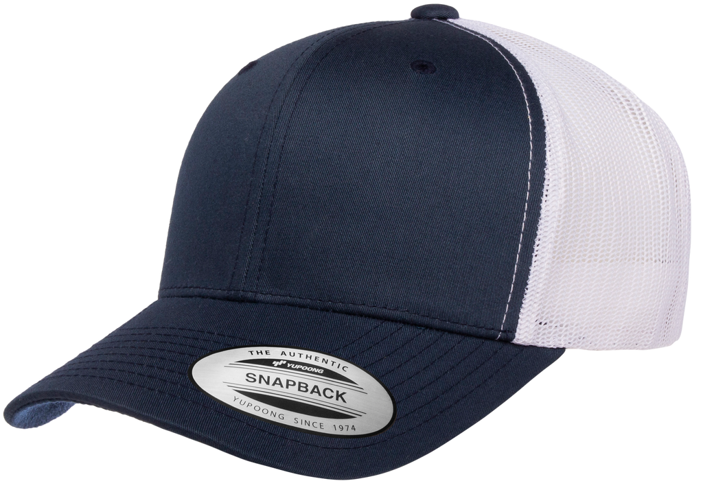 Yupoong-F6606T cap in Navy/White