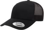 Yupoong F06606, - Yp Classics Snap Back Trucker Cap, Black