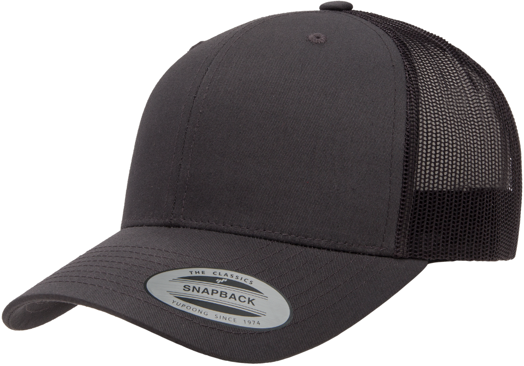 Yupoong-F06606 cap in Charcoal