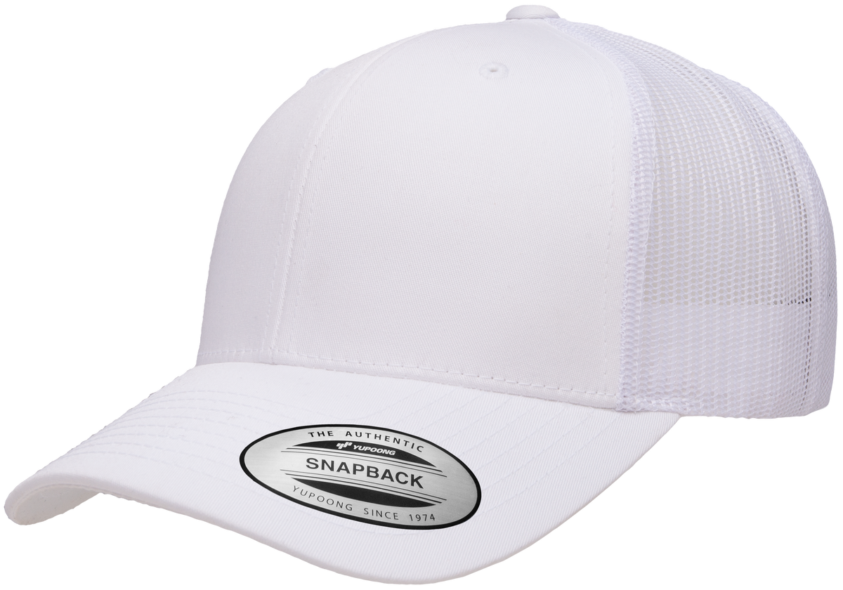 Yupoong F06606, - Yp Classics Snap Back Trucker Cap, White