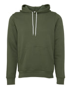 BELLA + CANVAS 3719, Fleece - Premium - Hood, Military Green