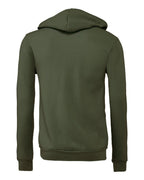 BELLA + CANVAS 3739, Fleece - Premium - Hood, Military Green