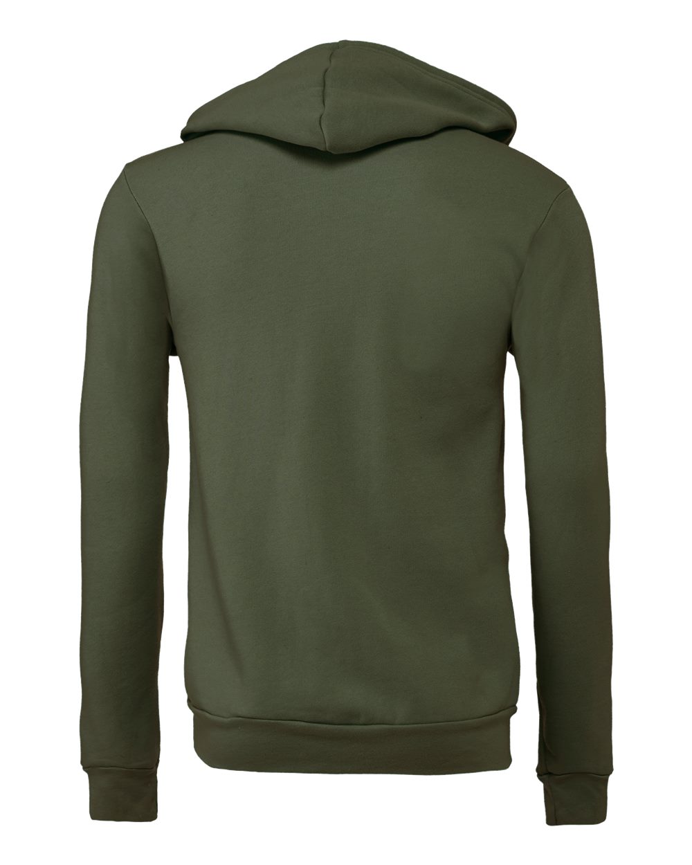 BELLA + CANVAS 3739, Fleece - Premium - Hood, Military Green