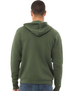 BELLA + CANVAS 3739, Fleece - Premium - Hood, Military Green