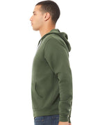 BELLA + CANVAS 3739, Fleece - Premium - Hood, Military Green
