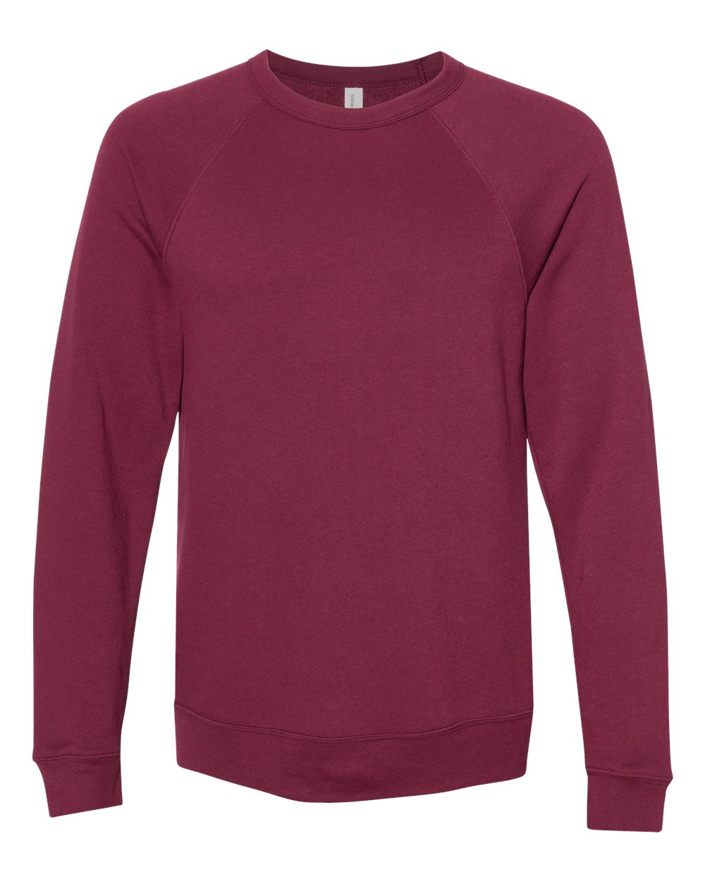 BELLA + CANVAS 3901, Fleece - Premium - Crew, Maroon
