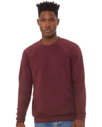 BELLA + CANVAS 3901, Fleece - Premium - Crew, Maroon