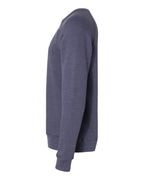 BELLA + CANVAS 3901, Fleece - Premium - Crew, Heather Navy